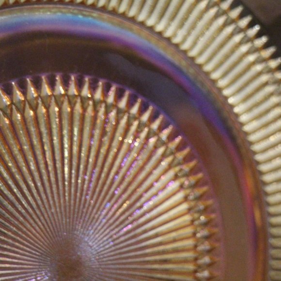 ANTIQUE! DEPRESSION ERA GLASS PLATE - PRISTINE! - Picture 3 of 4